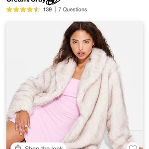 Faux fur jacket